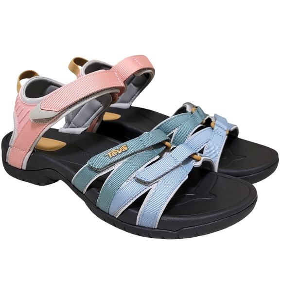 Teva Women Tirra Ankle Strap Strappy Active Sandals Size US 7 Light Earth Multi - Picture 1 of 5